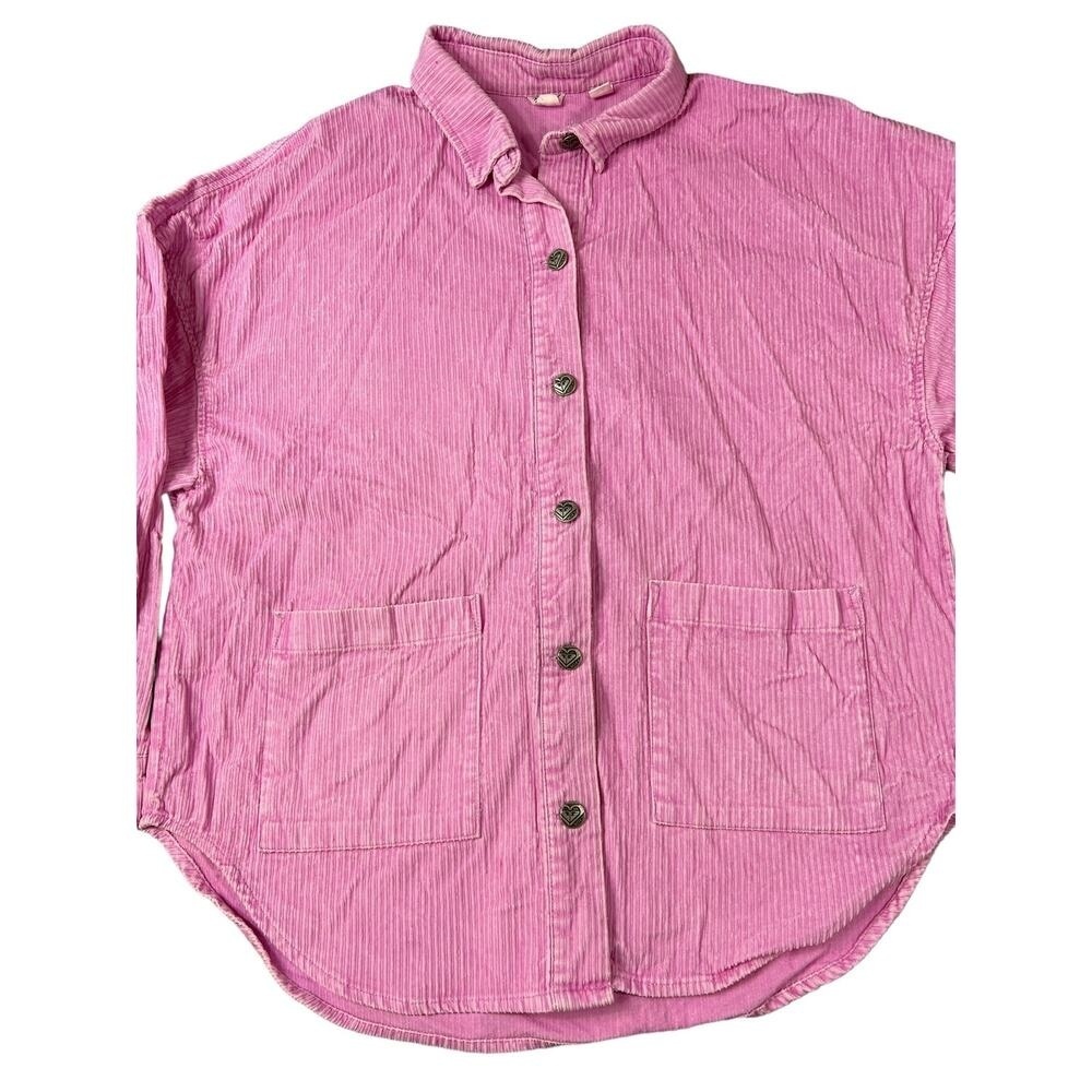 Roxy Women's Shacket Oversized Button Front Long … - image 4